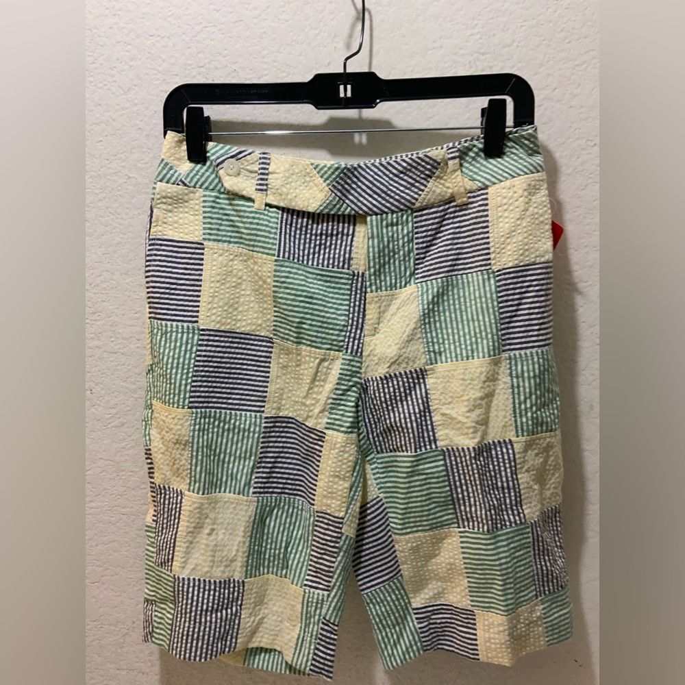 Bobby Jones patchwork multicolor shorts women’s s… - image 1